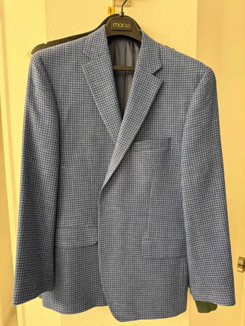 Michael Kors Houndstooth Blazer - like new - 42R